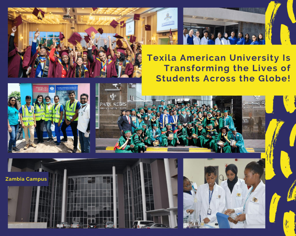 Graduated students from Texila American University
