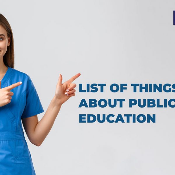 List of Things to Know about Public Health Education