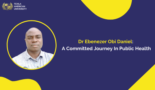 Ebenezer's success in public health journey