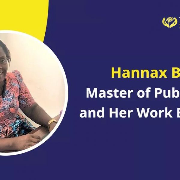 Hannax Barlue, a master of public health, & her work experience