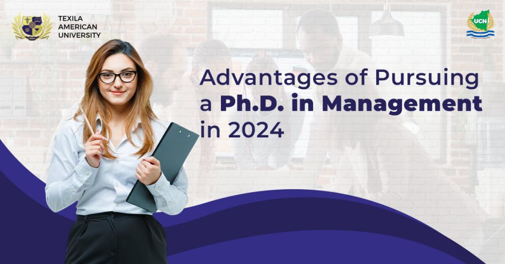 Advantages of Pursuing a Ph.D. in Management Online in 2024