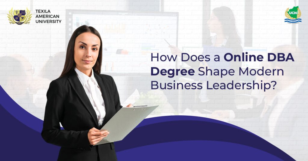 How Does a DBA Degree Online Shape Modern Business Leadership